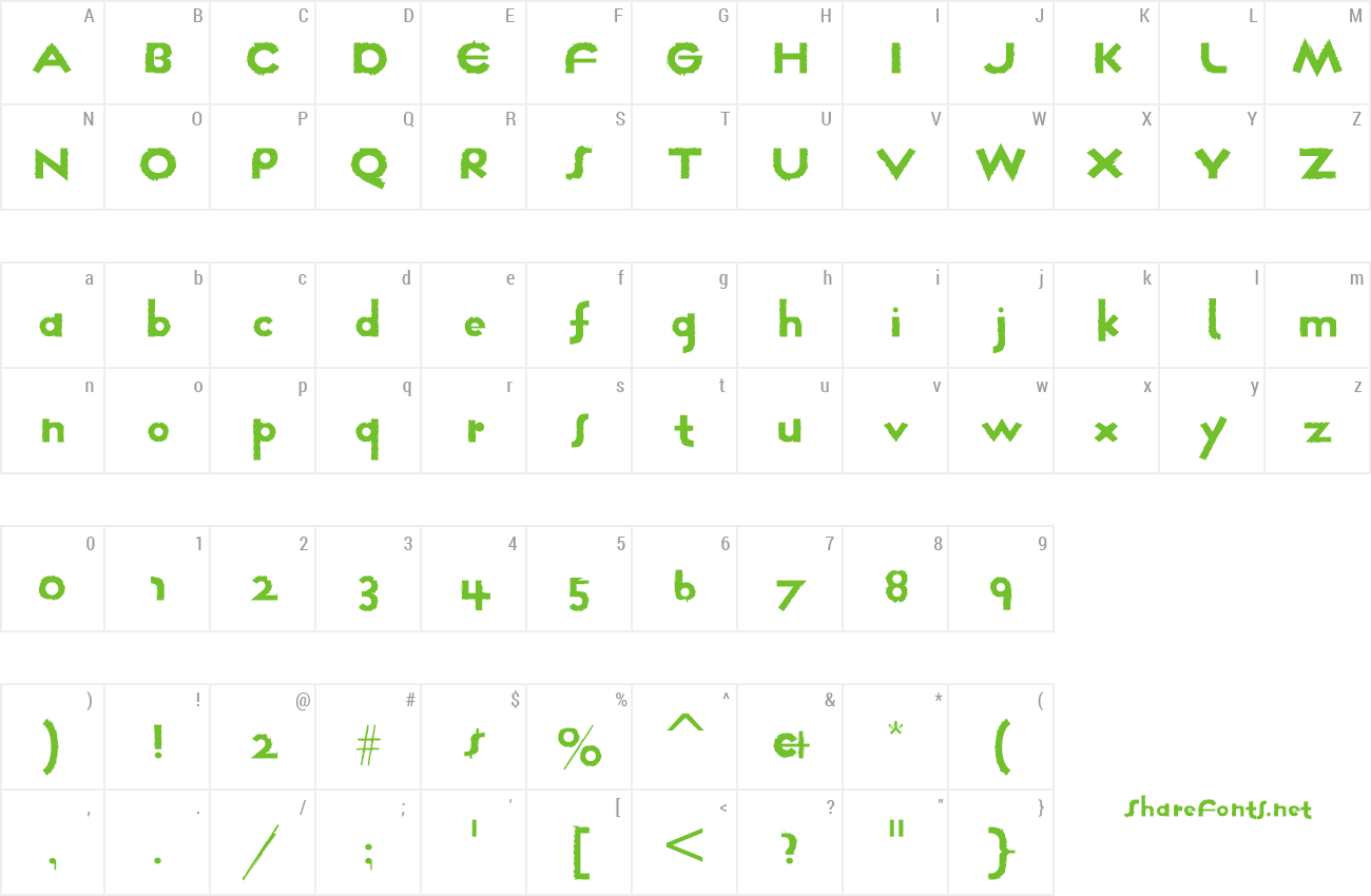 Font FarmhausITC preview